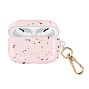 Etui UNIQ Coehl Terrazzo AirPods Pro Różowy