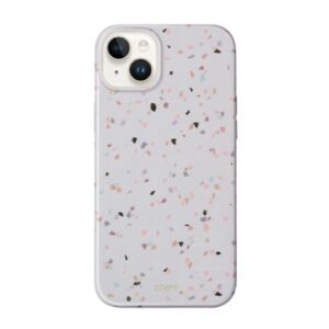Etui UNIQ Coehl Terrazzo iPhone 14 Plus / 15 Plus 6.7" Piaskowy