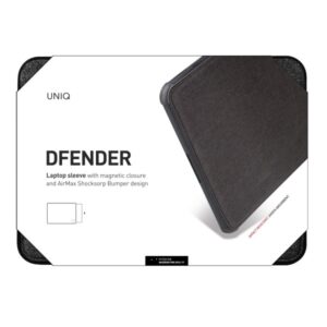 Etui UNIQ Dfender laptop Sleeve 16" Czarny