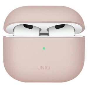 Etui UNIQ Lino AirPods 3 gen. Silicone Różowy