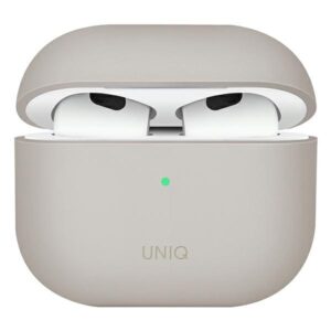 Etui UNIQ Lino AirPods 3 gen. Silicone Beżowy