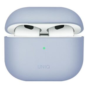 Etui UNIQ Lino AirPods 3 gen Silicone Błękitny