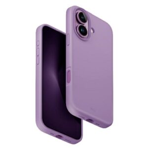 Etui UNIQ Lino Hue iPhone 16 6.1" Magclick Charging Różowy