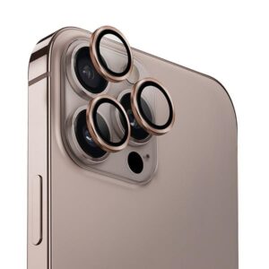 Szkło Na Obiektyw UNIQ Optix Aluminium Camera Lens Protector iPhone 16 Pro 6.3" / 16 Pro Max 6.9"