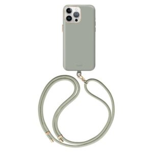 Etui UNIQ Coehl Creme z MagSafe do iPhone 15 Pro, szałwiowe