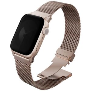 Pasek UNIQ Dante Pro do Apple Watch (44/45/46/49 mm), różowy