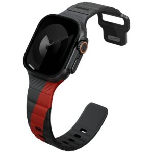 Pasek UNIQ Stride do Apple Watch (44/45/46/49 mm), Czarny