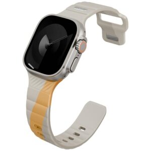 Pasek UNIQ Stride do Apple Watch (44/45/46/49 mm), Beżowy