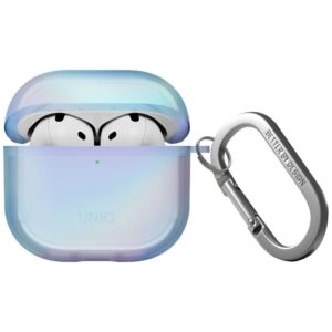 Etui UNIQ Iridescia do AirPods 4, Niebieskie