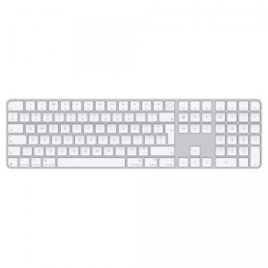 Klawiatura Apple Magic Keyboard z Touch ID i blokiem numerycznym – Białe klawisze, UK