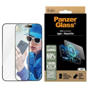 Szkło hartowane PanzerGlass Gaming Ultra-Wide Fit do iPhone 16 Pro