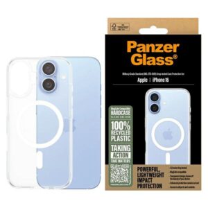 Etui PanzerGlass HardCase z MagSafe do iPhone 16, Białe
