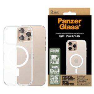 Etui PanzerGlass HardCase z MagSafe do iPhone 16 Pro Max, białe