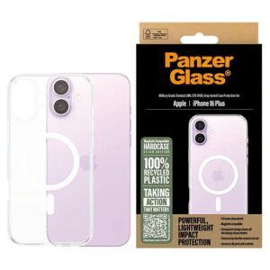 Etui PanzerGlass HardCase z MagSafe do iPhone 16 Plus, białe