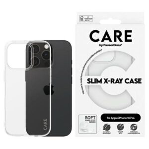 Etui CARE by PanzerGlass X-Ray Soft Basic do iPhone 16 Pro, Przezroczyste