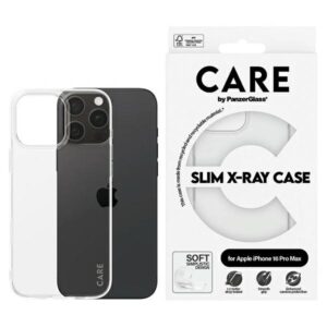Etui CARE by PanzerGlass X-Ray Soft Basic do iPhone 16 Pro Max, Przezroczyste