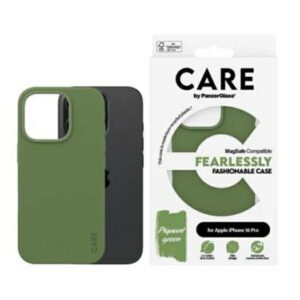 Etui CARE by PanzerGlass Fashion z MagSafe do iPhone 16 Pro, Zielone