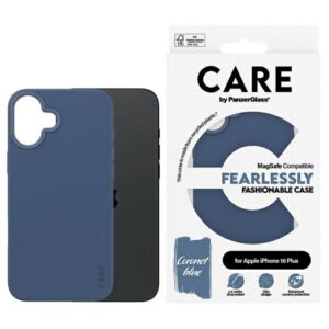 Etui CARE by PanzerGlass Fashion z MagSafe do iPhone 16 Plus, Niebieskie