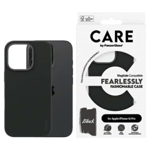 Etui CARE by PanzerGlass Fashion z MagSafe do iPhone 16 Pro, Czarne