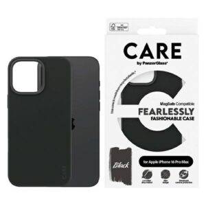 Etui CARE by PanzerGlass Fashion z MagSafe do iPhone 16 Pro Max, Czarne