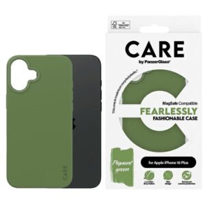 Etui CARE by PanzerGlass Fashion z MagSafe do iPhone 16 Plus, Zielone