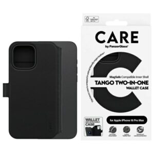 Etui 2w1 CARE by PanzerGlass Feature Tango z MagSafe do iPhone 16 Pro Max, Czarne