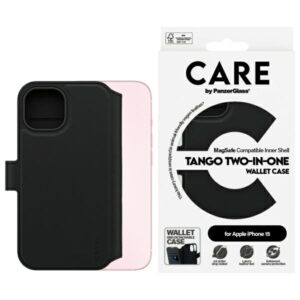 Etui CARE by PanzerGlass 2w1 z MagSafe do iPhone 15, Czarne