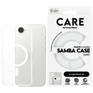 Etui CARE by PanzerGlass Fashion z MagSafe do iPhone 16e, Przezroczyste