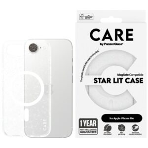 Etui CARE by PanzerGlass Fashion do iPhone 16e, Przezroczyste
