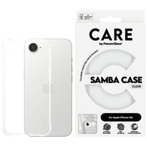 Etui CARE by PanzerGlass Fashion do iPhone 16e, Przezroczyste