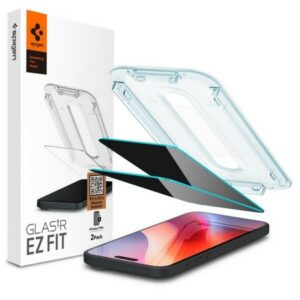 Szkło prywatyzujące Spigen Glas.TR EZ FIT do iPhone 17 Pro Max / 16 Pro Max (2 szt.)