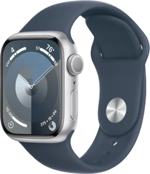Apple Watch Series 9 GPS 41 mm Niebieski BATERIA 100% JAK NOWY