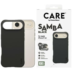 Etui CARE by PanzerGlass Fashionable Samba z MagSafe do iPhone Air, Czarne