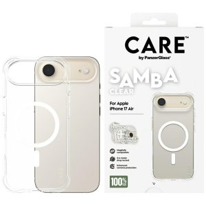 Etui CARE by PanzerGlass Fashionable Samba z MagSafe do iPhone Air, Przezroczyste