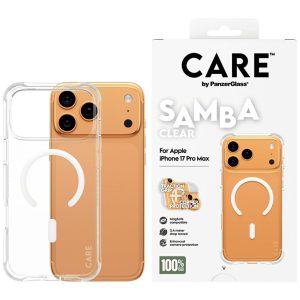 Etui CARE by PanzerGlass Fashionable Samba z MagSafe do iPhone 17 Pro Max, Przezroczyste