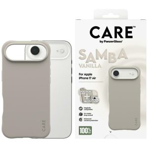 Etui CARE by PanzerGlass Fashionable Samba z MagSafe do iPhone Air, Waniliowe