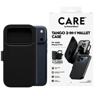 Etui 2w1 CARE by PanzerGlass Feature Tango z MagSafe do iPhone 17 Pro, Czarne