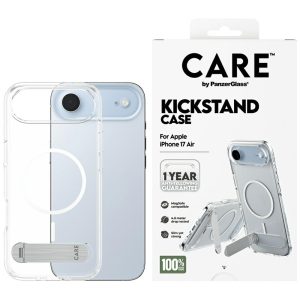 Etui CARE by PanzerGlass Feature Kickstand z MagSafe do iPhone Air, Przezroczyste