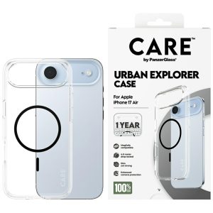 Etui CARE by PanzerGlass Flagship Urban Explorer z MagSafe do iPhone Air, Przezroczyste