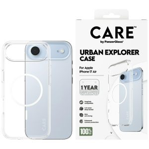Etui CARE by PanzerGlass Flagship Urban Explorer z MagSafe do iPhone Air, Przezroczyste