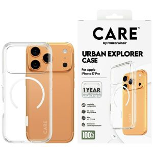 Etui CARE by PanzerGlass Flagship Urban Explorer z MagSafe do iPhone 17 Pro, Przezroczyste