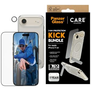Zestaw ochronny 3w1 PanzerGlass Feature Kick do iPhone Air