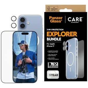 Zestaw ochronny 3w1 PanzerGlass Explorer do iPhone 17