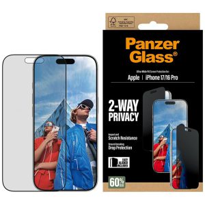 Szkło prywatyzujące PanzerGlass Ultra-Wide Fit do iPhone 17 / 16 Pro