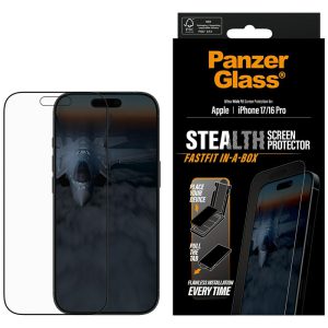 Szkło hartowane PanzerGlass Stealth Ultra-Wide Fit do iPhone 17 / 16 Pro