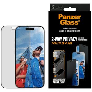 Szkło prywatyzujące PanzerGlass Ultra-Wide Fit do iPhone 17 / 16 Pro