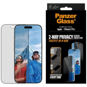 Szkło prywatyzujące PanzerGlass Ultra-Wide Fit do iPhone 17 Pro