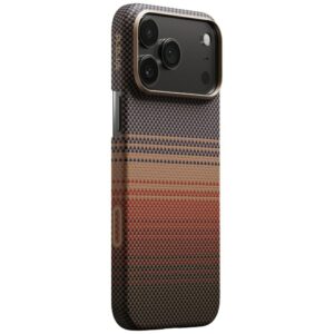 Etui PITAKA Ultra-Slim z MagSafe do iPhone 17 Pro, Sunset