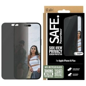 Szkło prywatyzujące SAFE by PanzerGlass Ultra-Wide Fit do iPhone 16 Plus