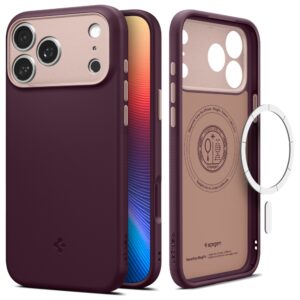 Etui Spigen Nano Pop z MagSafe do iPhone 17 Pro, Burgundowy